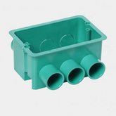 Green rectangular box 3 module for casting